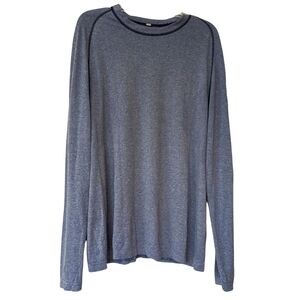 Lululemon vent tech long sleeve Shirt Men's size extra large blue